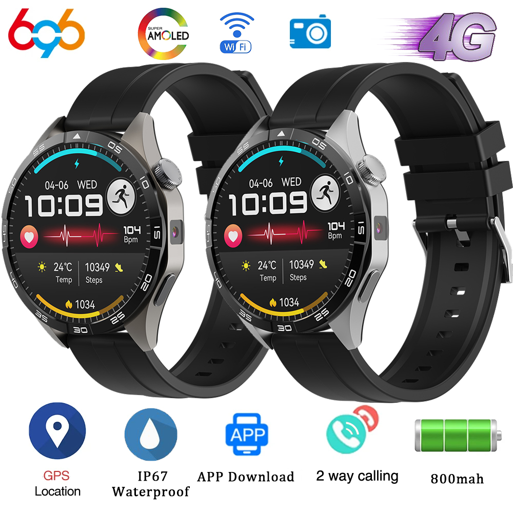 Men'S Fashion App - AMOLED Schermo 4G Chiamata Astuto Della