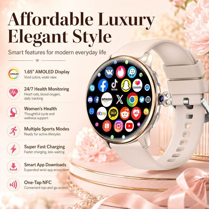 Men'S Fashion App - Smartwatch 4G con Videochiamata per Uomo