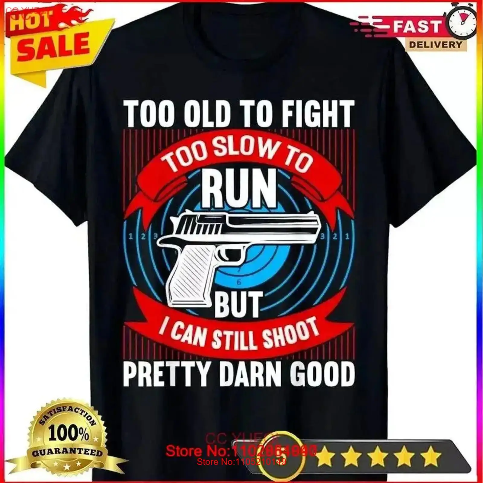 Men'S Fashion Everyday - Divertente pistola troppo vecchia per combattere
