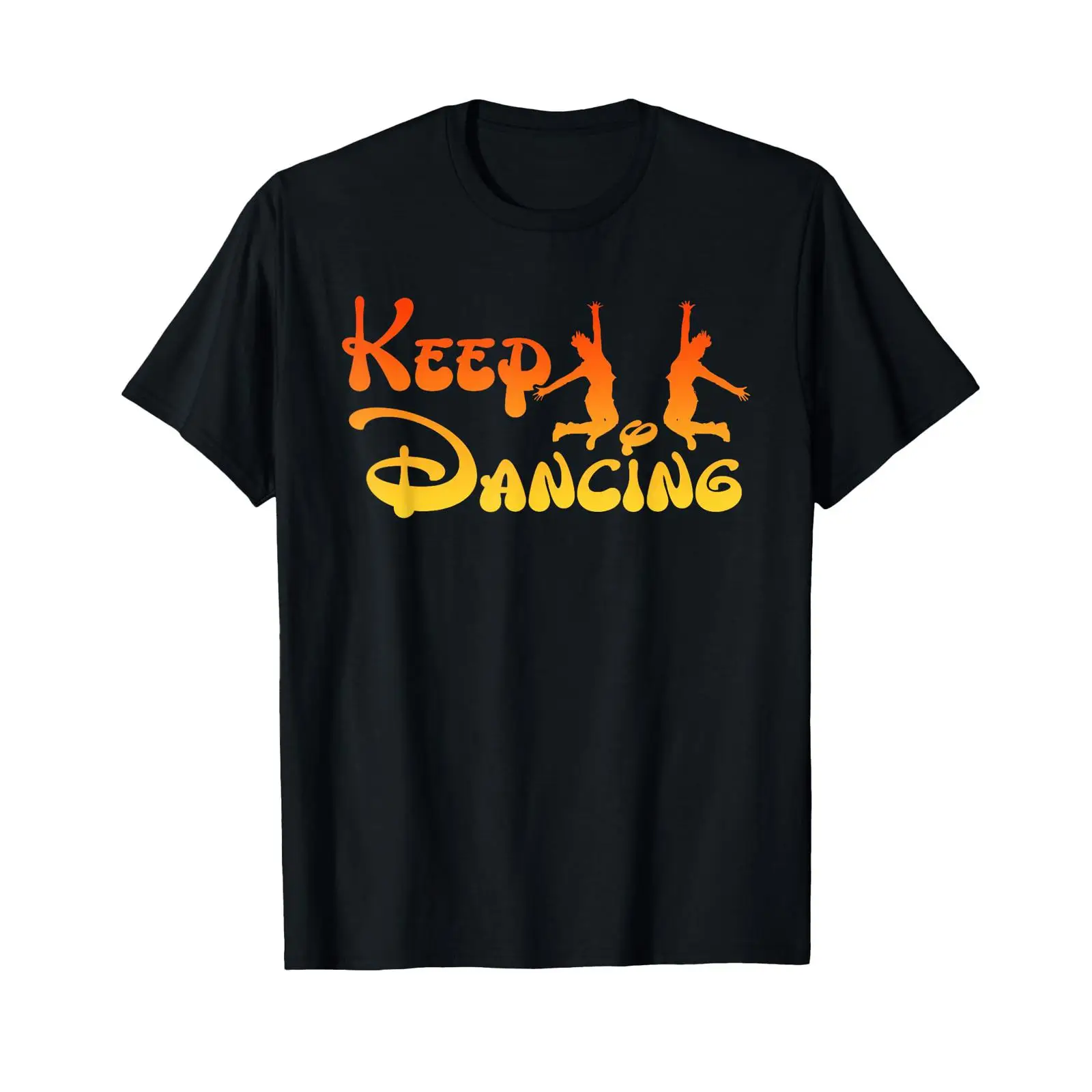 Men Fashion Vintage - T-shirt Keep Dancing Party Music Dance