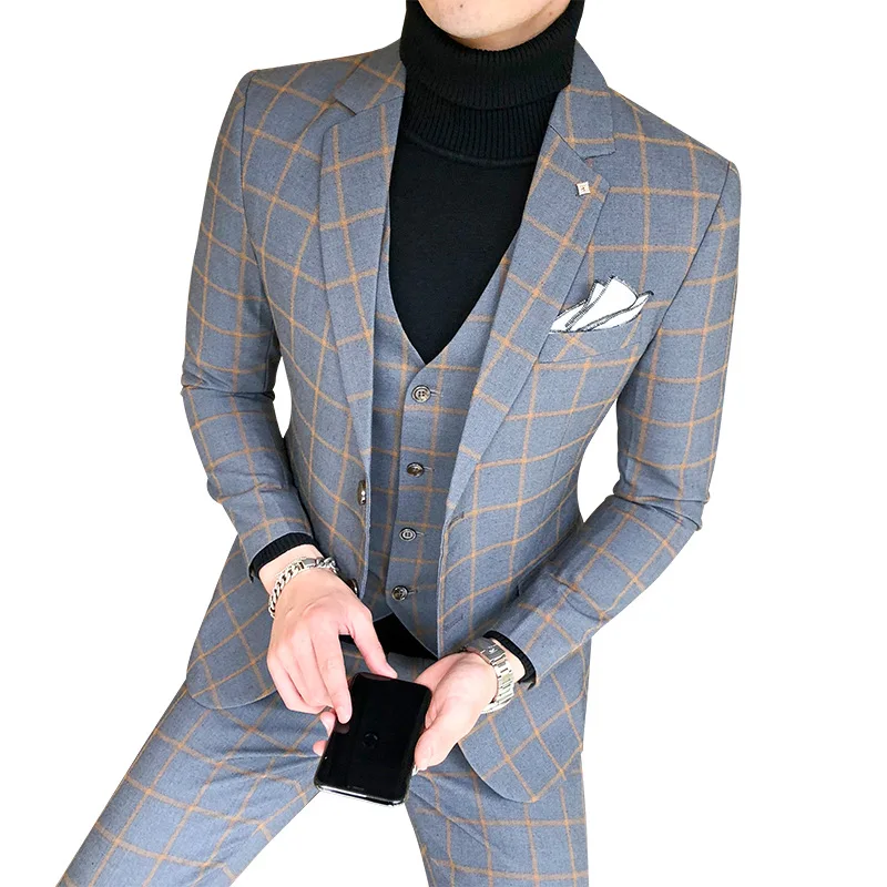 Men'S Dress Pants Fashion - Blazer e gilet e pantaloni/Boutique Fashion