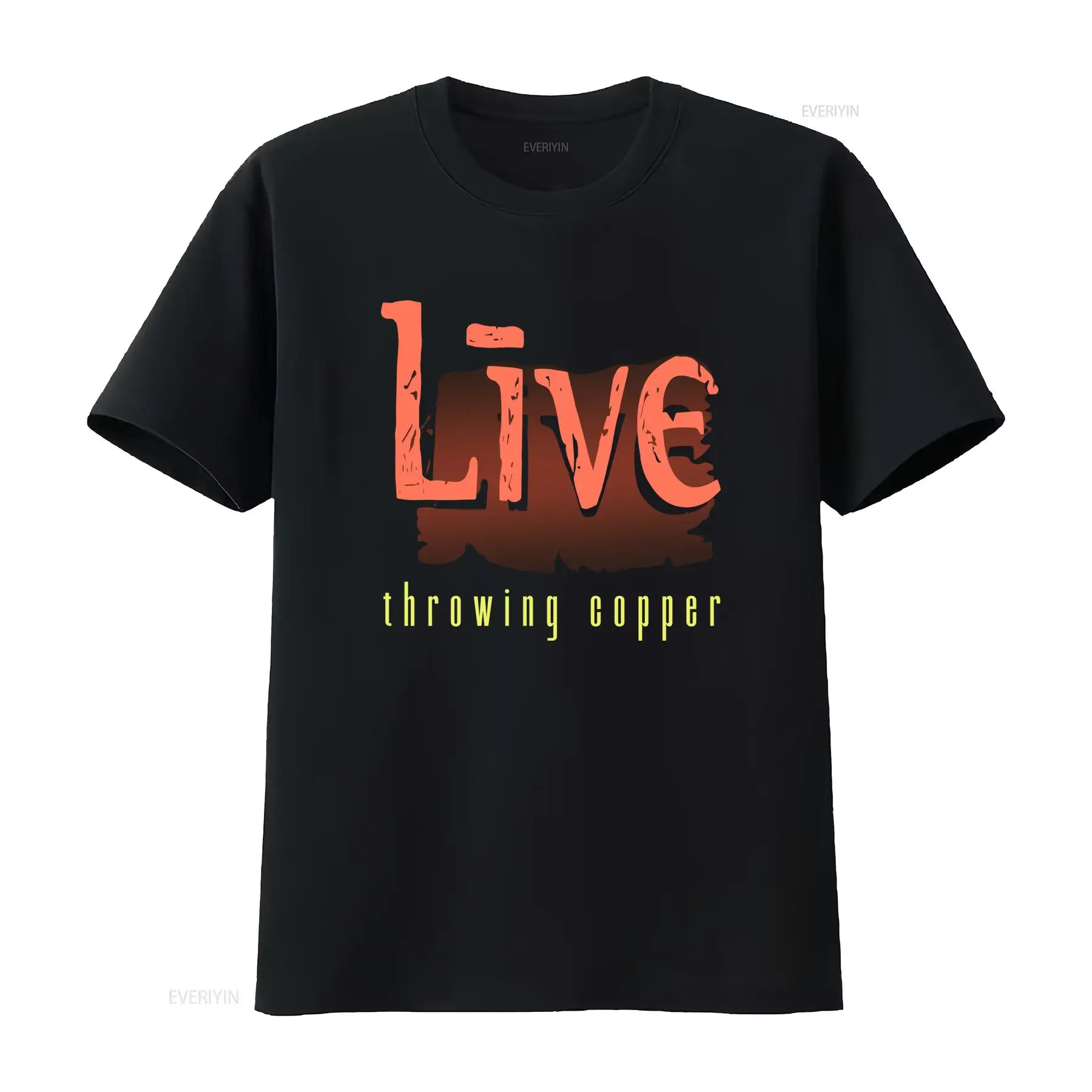 Men'S Fashion Everyday - Maglietta vintage 1994 Live Throwing Copper
