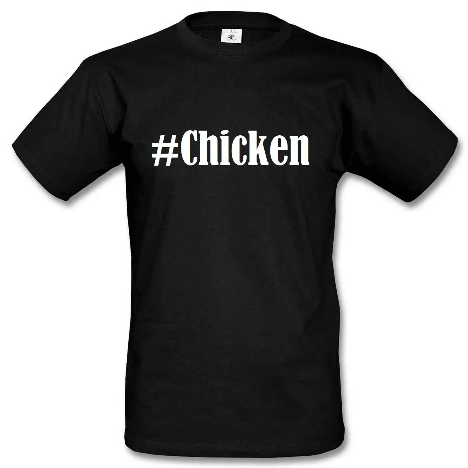 Mens Fashion Hashtags - T-shirt Chicken Hashtag Raute per donna,