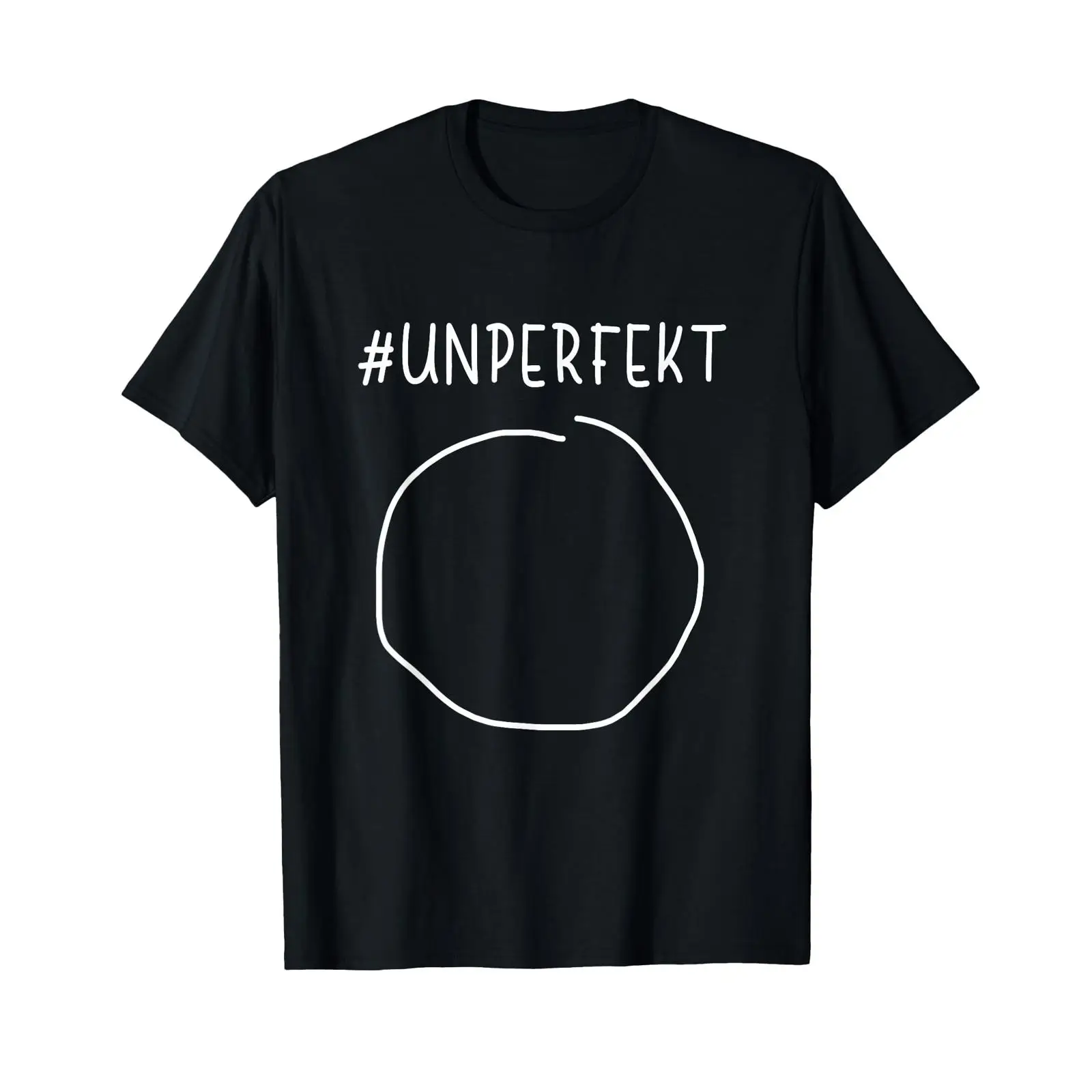 Mens Fashion Hashtags - T-shirt Imperfect Hashtag Circle Statement vintage,