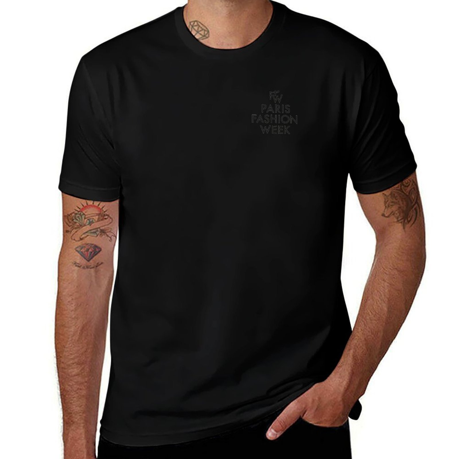 Men'S Paris Fashion Week - T-shirt della Settimana della Moda di