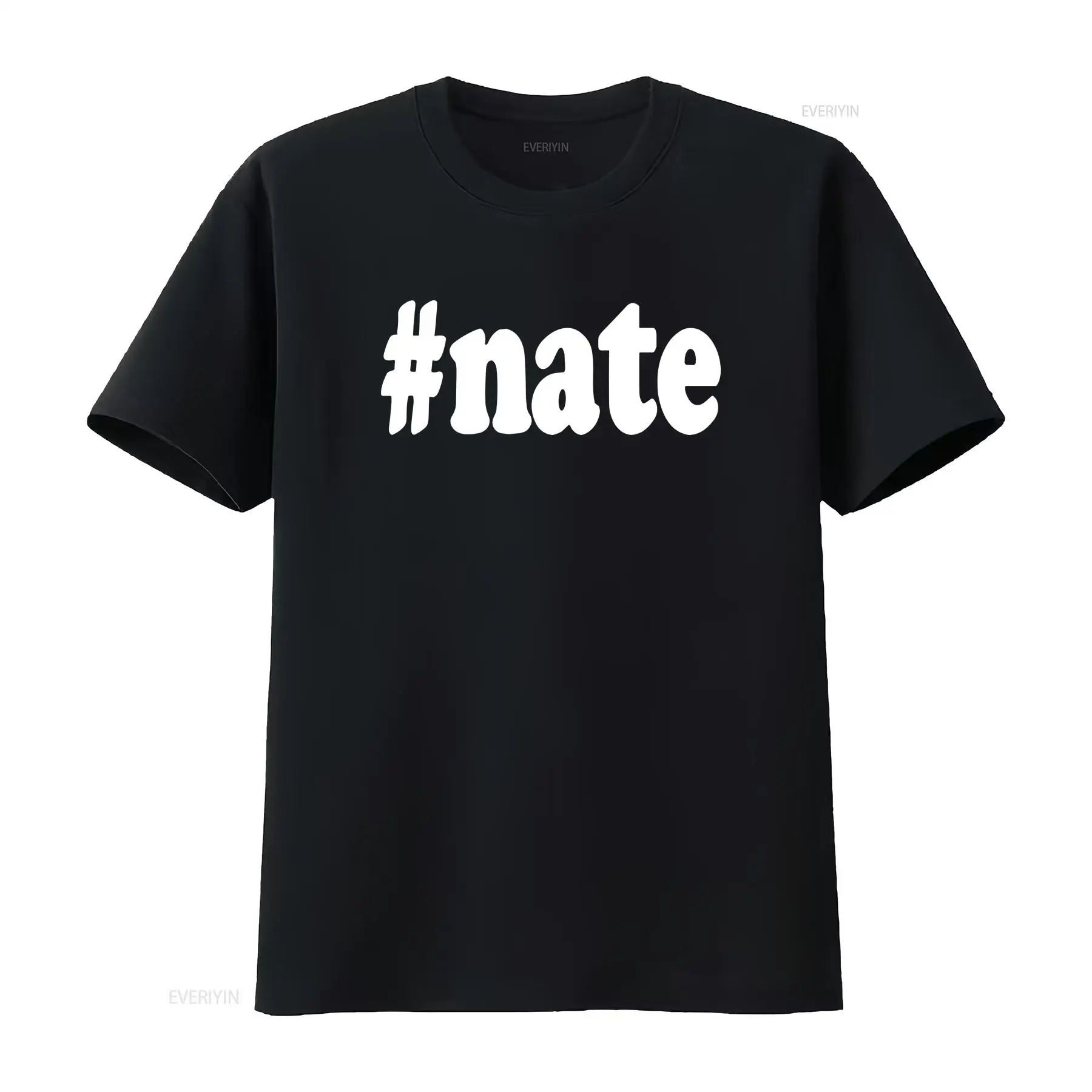 Mens Fashion Hashtags - T-shirt Nate con Hashtag Nathan Diaz,