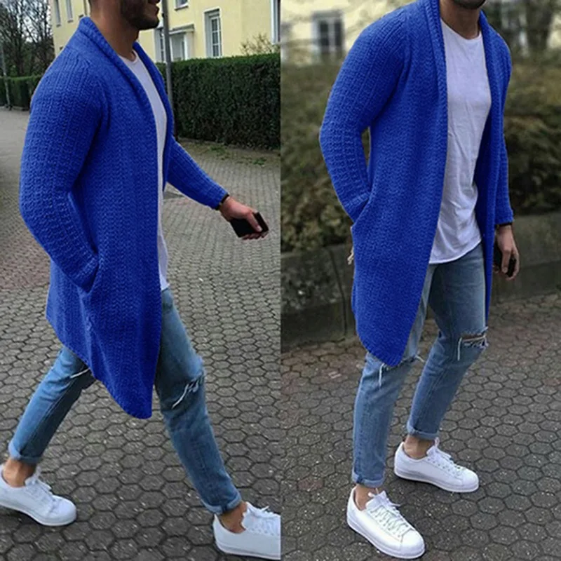 Men'S Fashion V Neck Sweater - Primavera Autunno Moda Maglioni da uomo