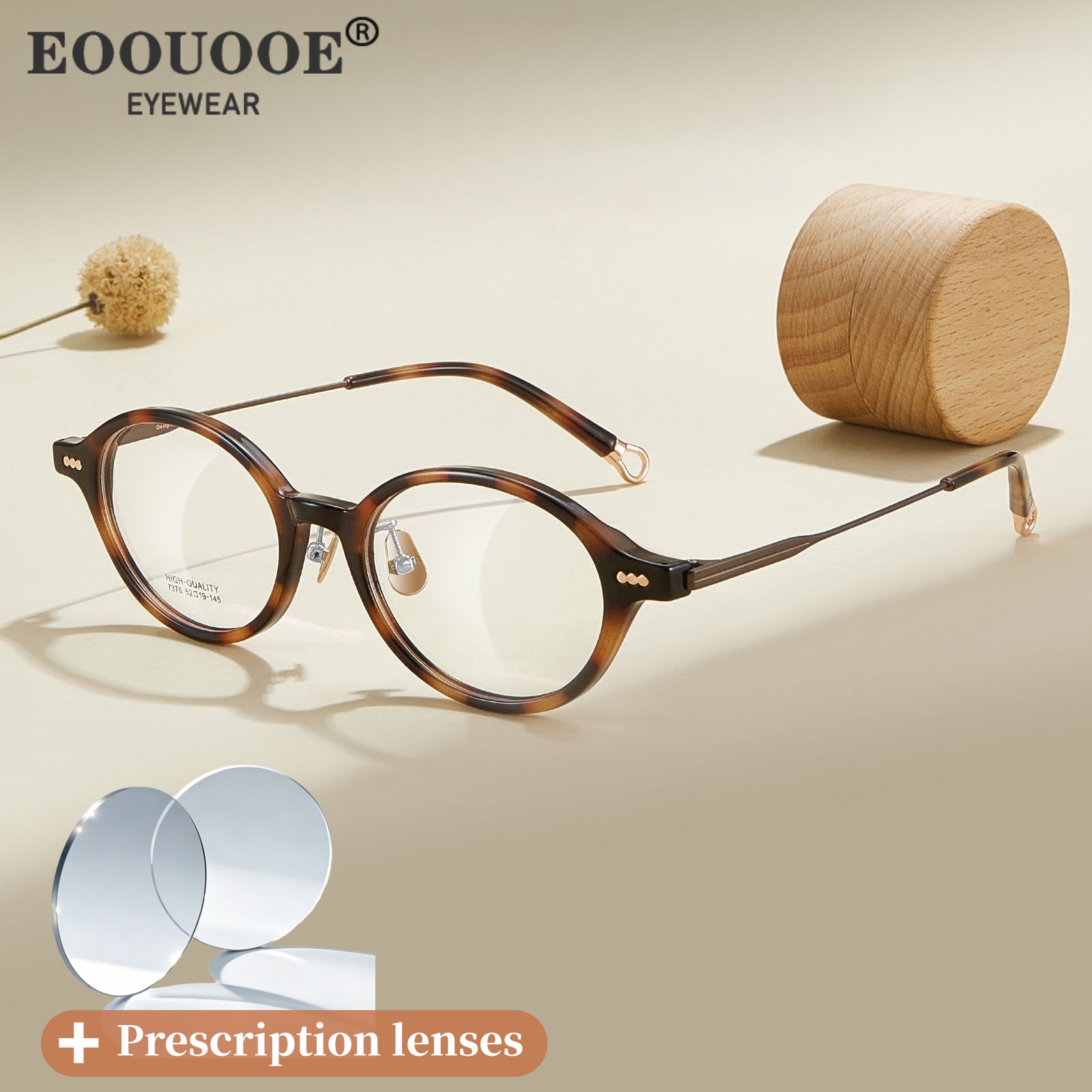 Men'S Fashion Non Prescription Glasses - Nuova Montatura per Occhiali Ovale in