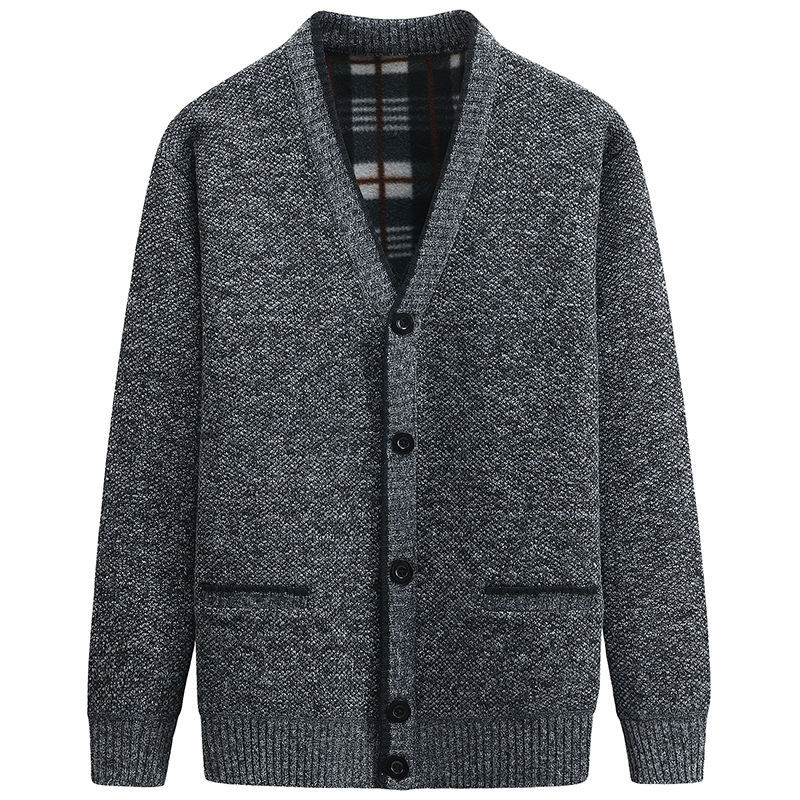 Men'S Fashion V Neck Sweater - Nuovo Cardigan uomo autunno inverno spesso