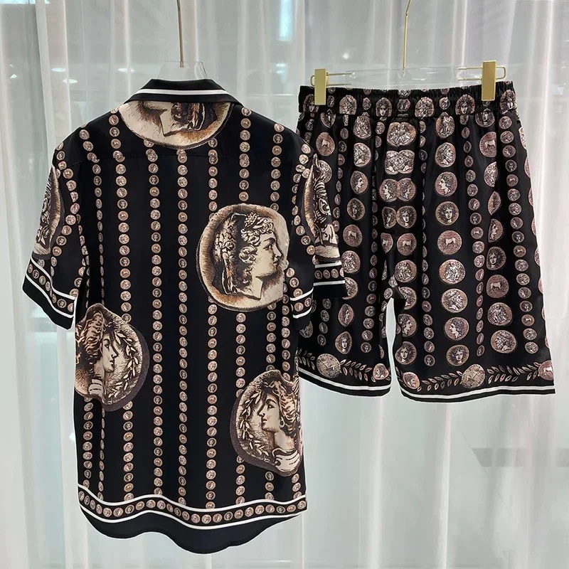 Men Fashion Vintage - Completo Camicia Uomo Royal Luxury, Set