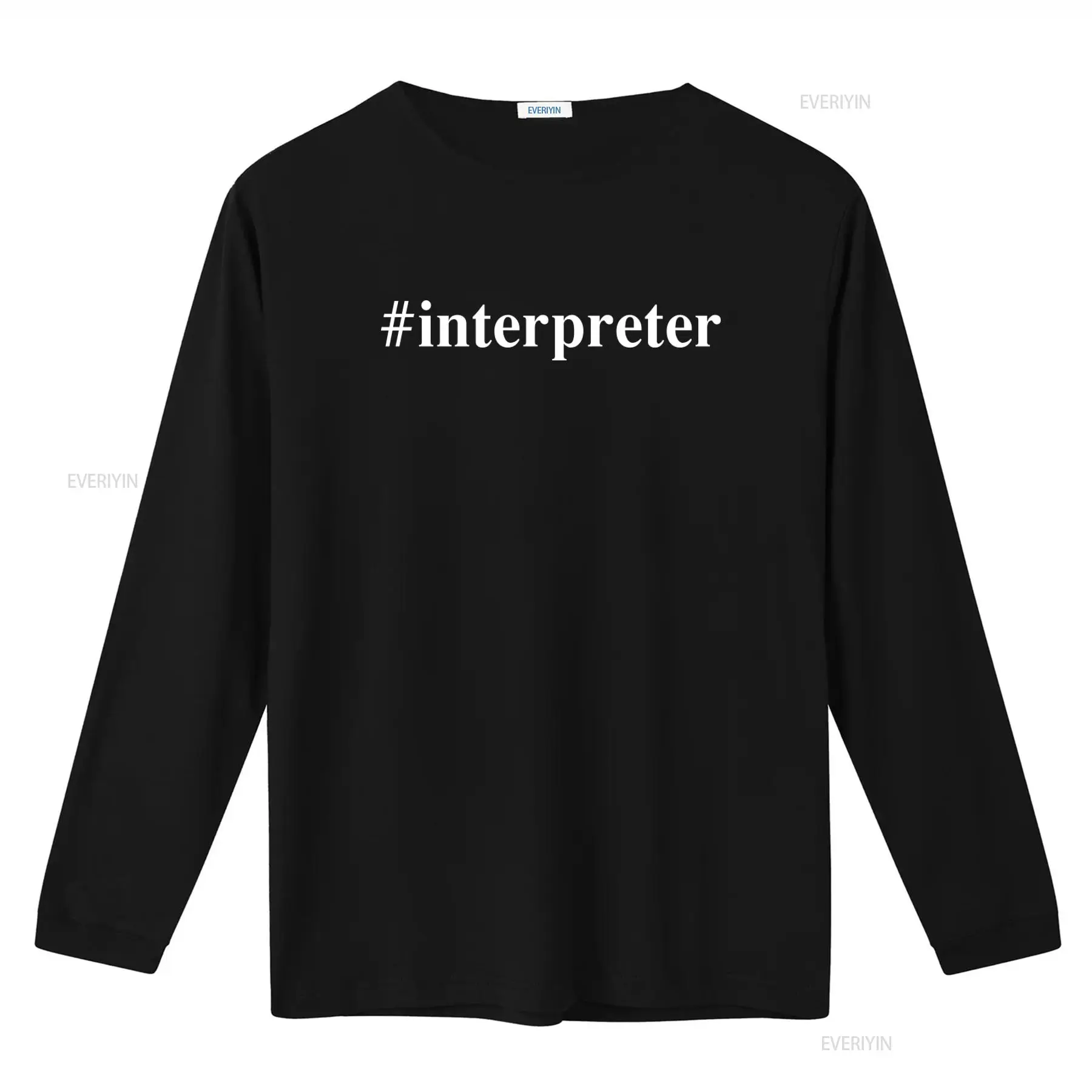 T-shirt da interprete per ling - Mens Fashion Hashtags recensione e prezzo