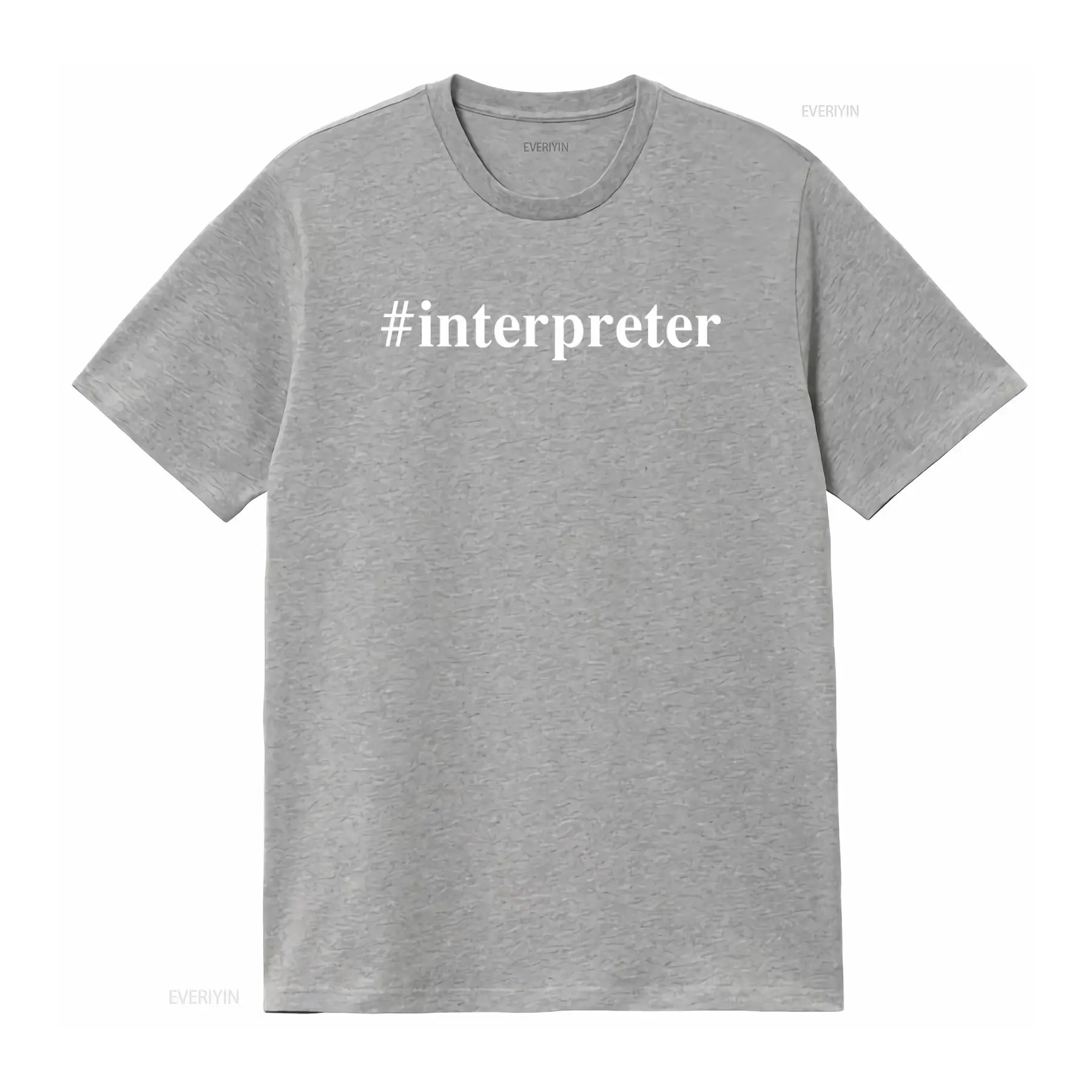 T-shirt da interprete per ling - Mens Fashion Hashtags recensione e prezzo