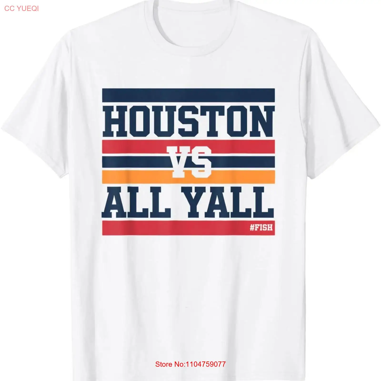 Maglietta Houston VS All Y Has - Mens Fashion Hashtags recensione e prezzo