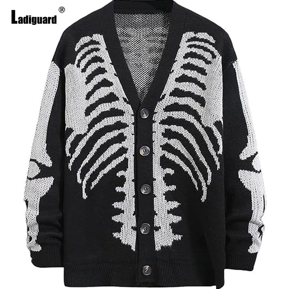 Ladiguard Men maglioni lavorat - Men'S Fashion V Neck Sweater recensione e prezzo