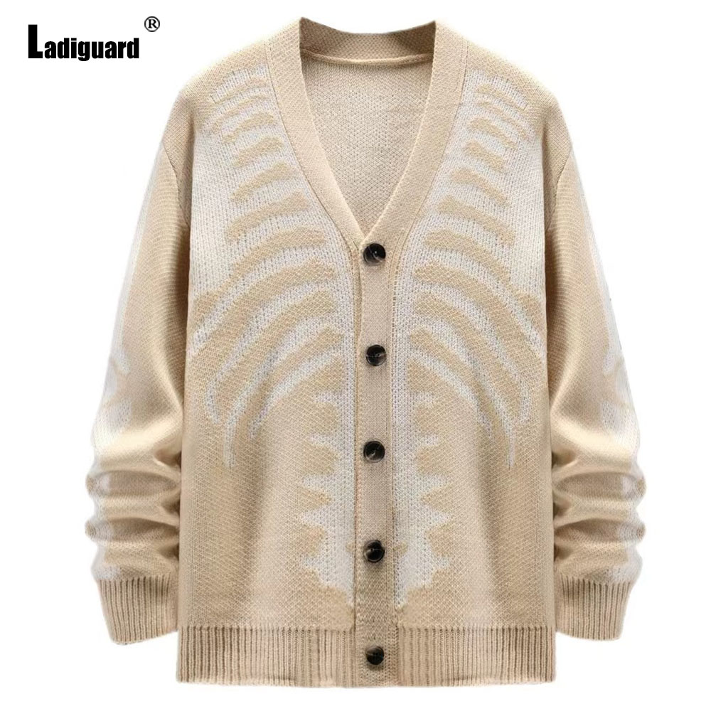 Ladiguard Men maglioni lavorat - Men'S Fashion V Neck Sweater recensione e prezzo