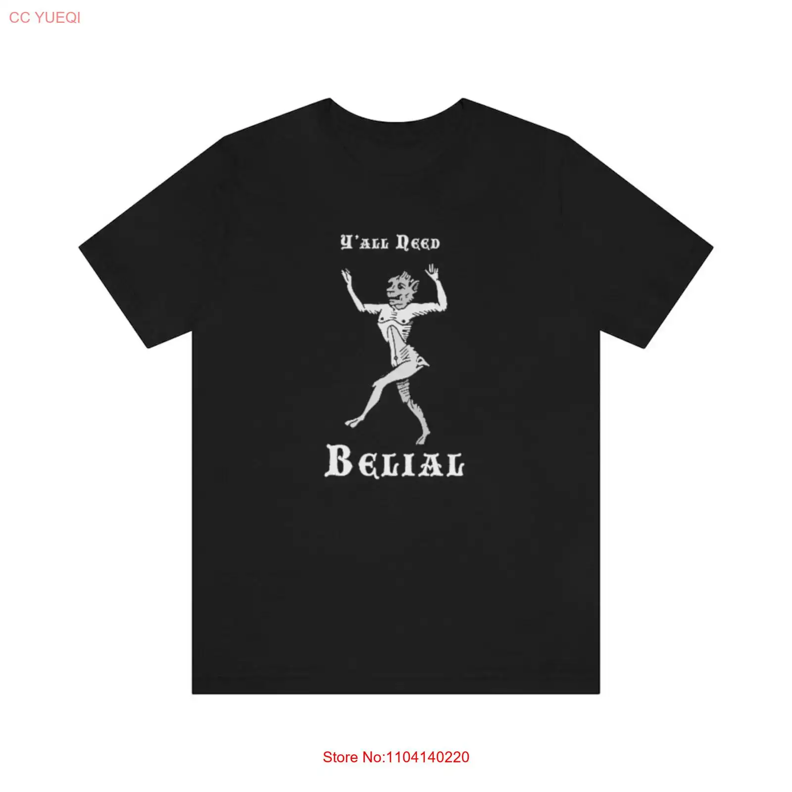 Yall Need Belial BW Jersey T S - Men'S Fashion Everyday recensione e prezzo