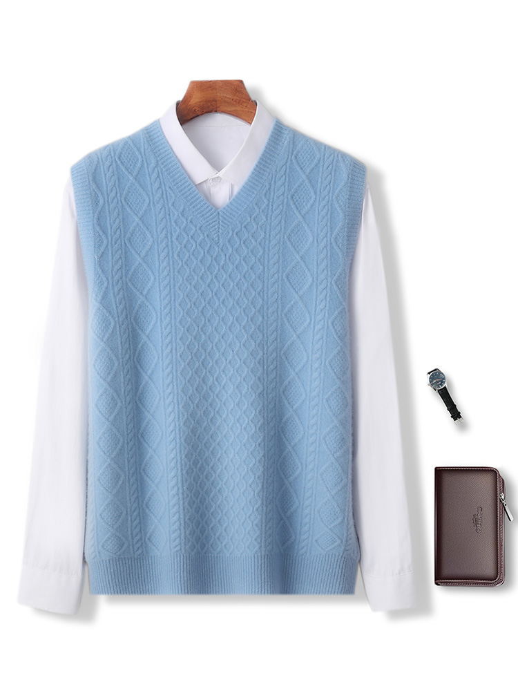 100% lana merino da uomo con s - Men'S Fashion V Neck Sweater recensione e prezzo