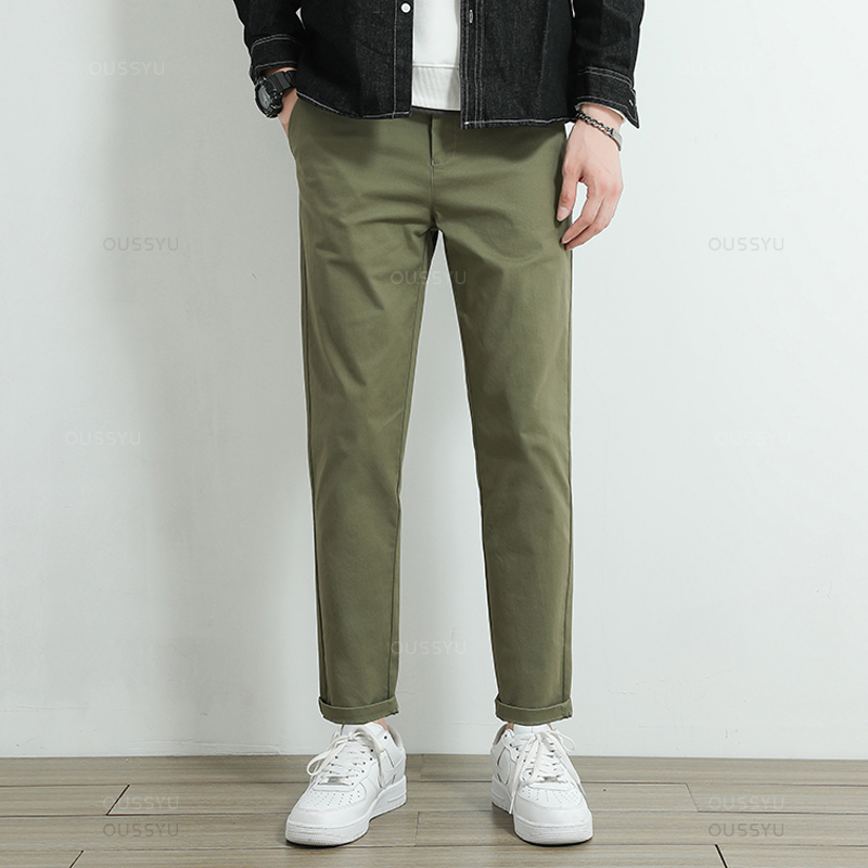 Pantaloni Casual Chino Kaki da - Men'S Fashion Khaki Pants recensione e prezzo