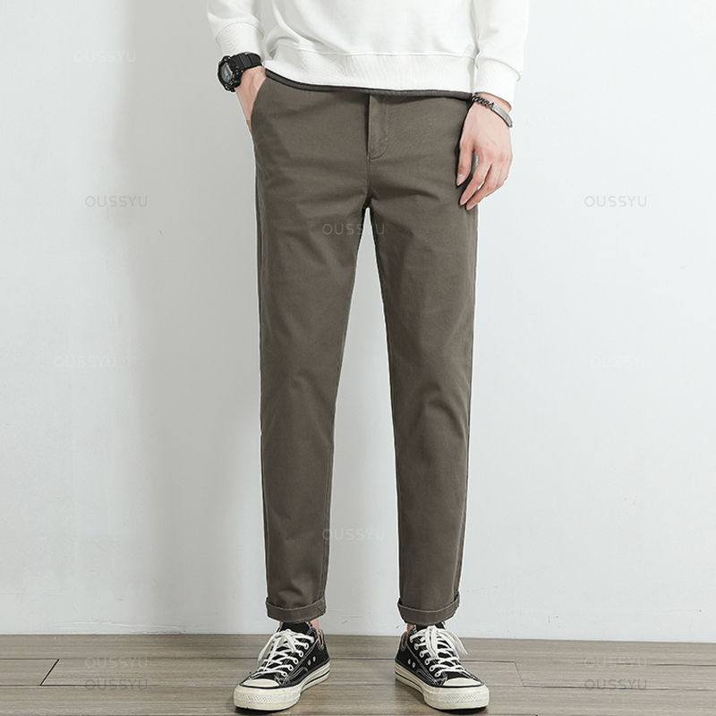 Pantaloni Casual Chino Kaki da - Men'S Fashion Khaki Pants recensione e prezzo