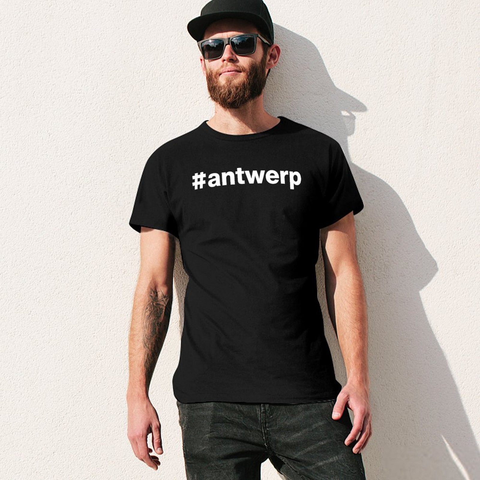 T-shirt con hashtagg Antwerp,  - Mens Fashion Hashtags recensione e prezzo