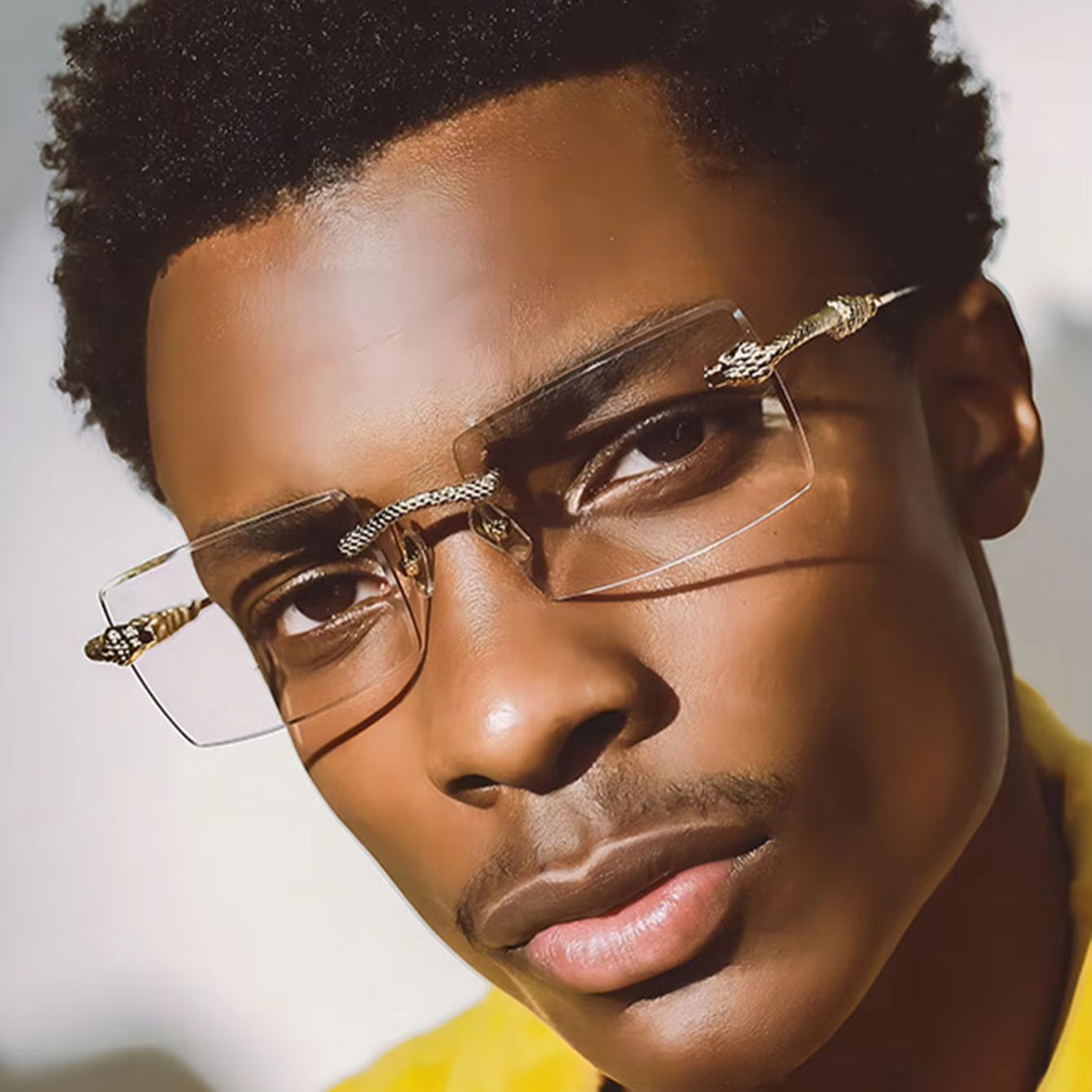 1 paio di occhiali da uomo ret - Men'S Fashion Non Prescription Glasses recensione e prezzo