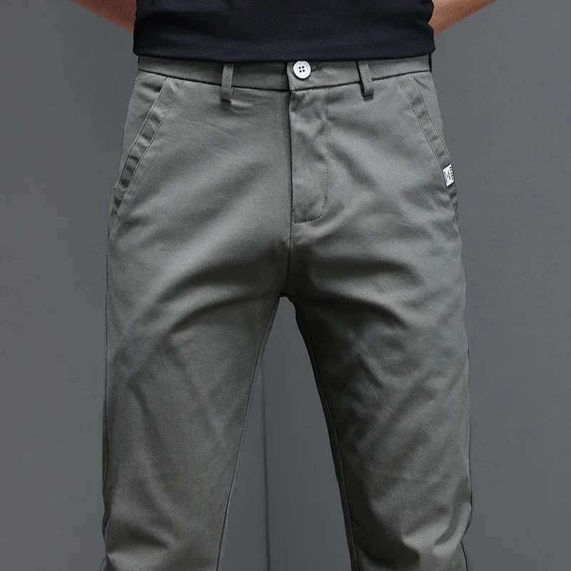 97.8% cotone 2025 primavera au - Men'S Fashion Khaki Pants recensione e prezzo