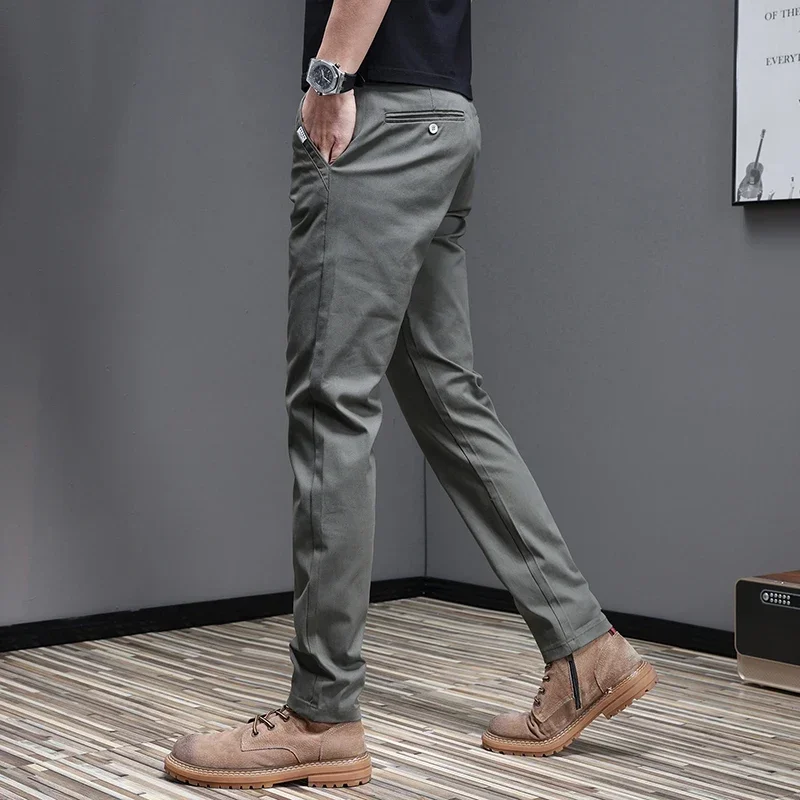 97.8% cotone 2025 primavera au - Men'S Fashion Khaki Pants recensione e prezzo